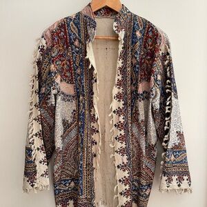 Vintage Bohemian Tapestry Jacket